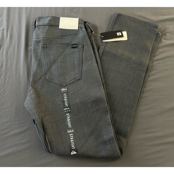 Quiksilver Men’s Jeans Revolver Straight Fit Size 33 x 32 New - Picture 14 of 14